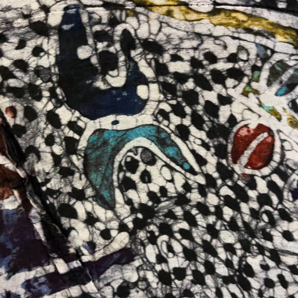 Nnamdi Ibenagu Spirit of Courage old style African tie die skirt small - Picture 5 of 8